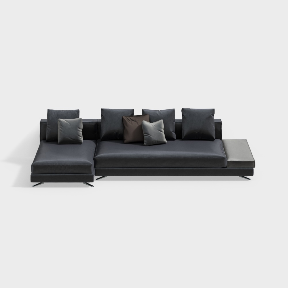 Leather sofa（sofa）grey