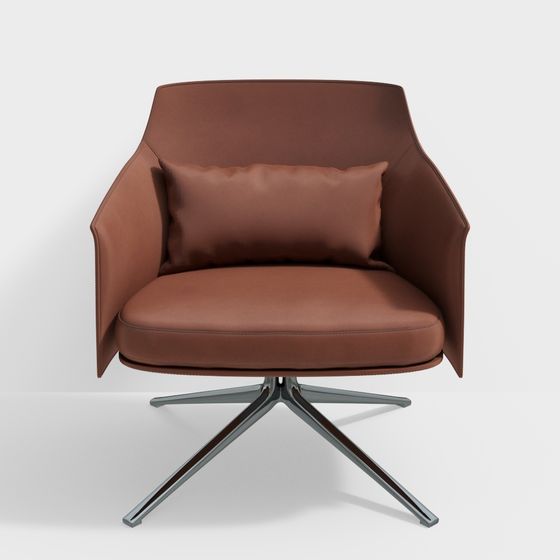 真皮沙發（椅子）橙色