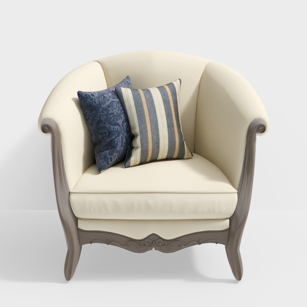 Canapé en cuir nude (chaise)