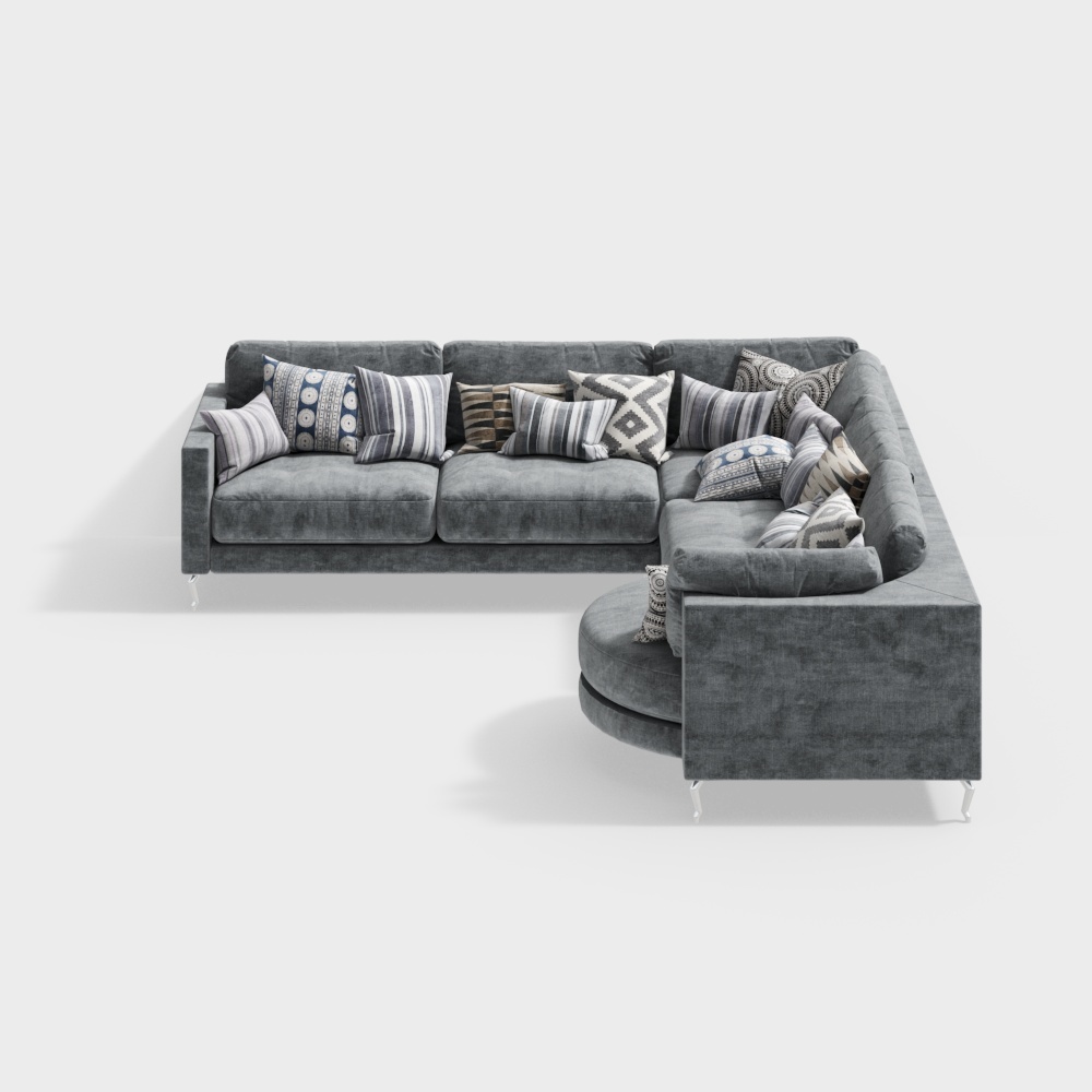 Leather sofa（sofa）grey