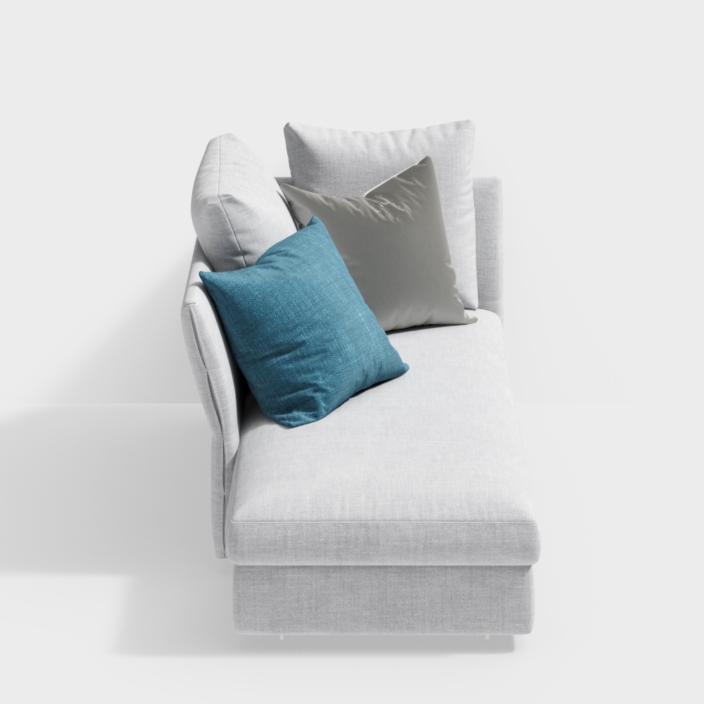 Leather Sofa (Sofa) White