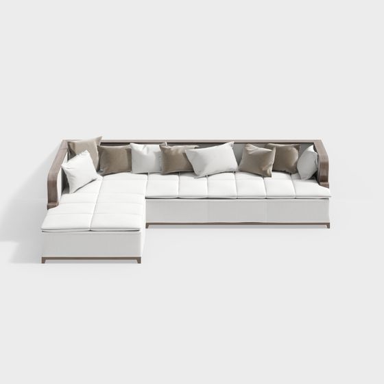 Urban Comfort 3D model Sofa for Modern Interiors