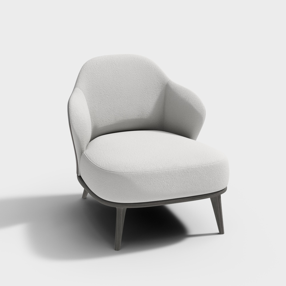 Leather sofa (chair) grey