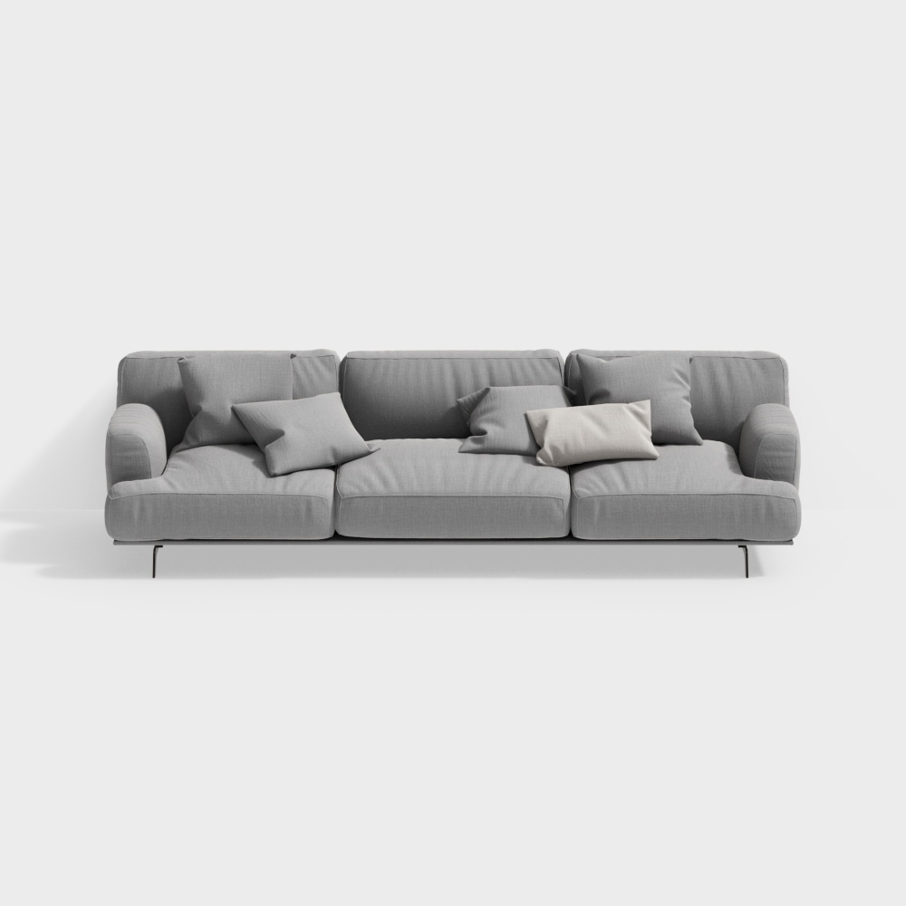 Leather sofa（sofa）grey