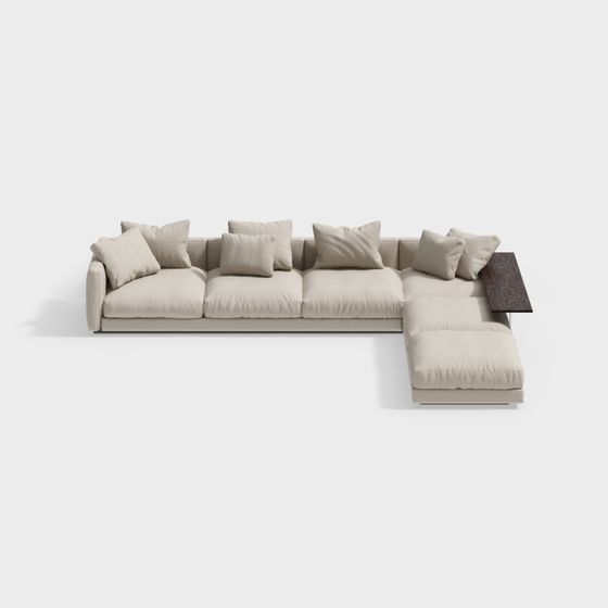 โซฟาหนัง (โซฟา) สีเหลือง