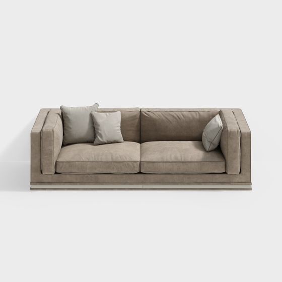 Urban Comfort Sofa 3D Model