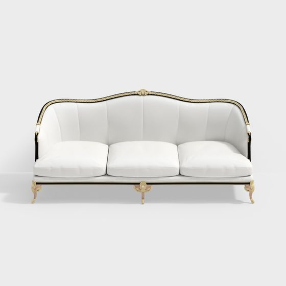 Royal Elegance Sofa 3D Model