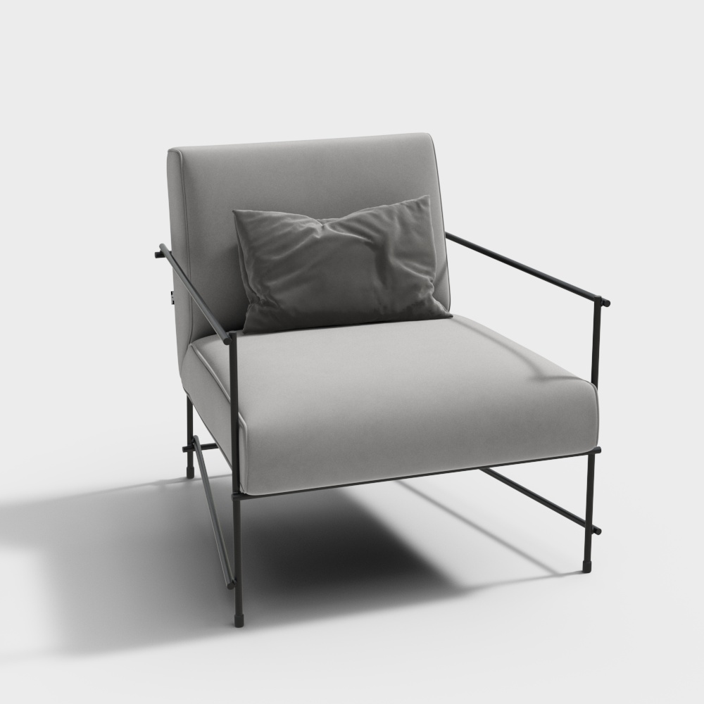 Leather sofa(chair)grey