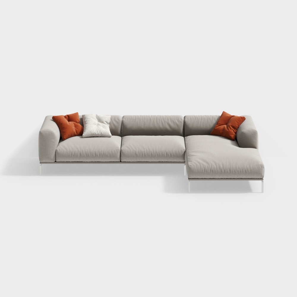 Velvet sofa(sofa)grey