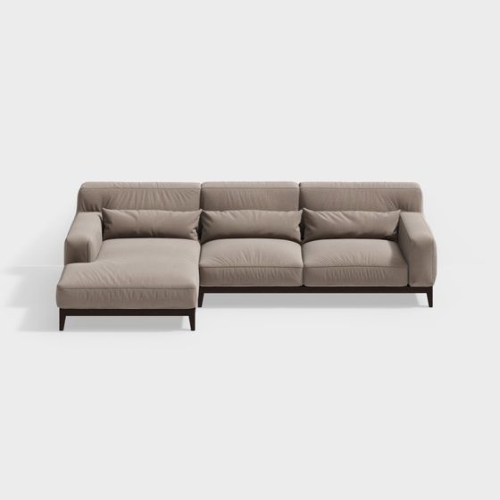 Urban Comfort Sofa 3D model