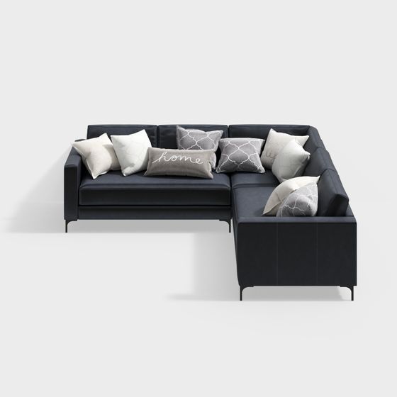 天鵝絨沙發（沙發）海軍