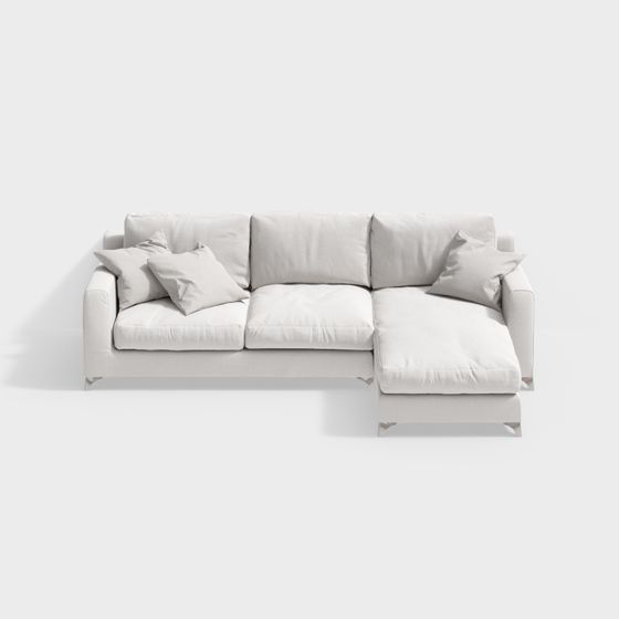 Urban Comfort 3D Model Sofa
