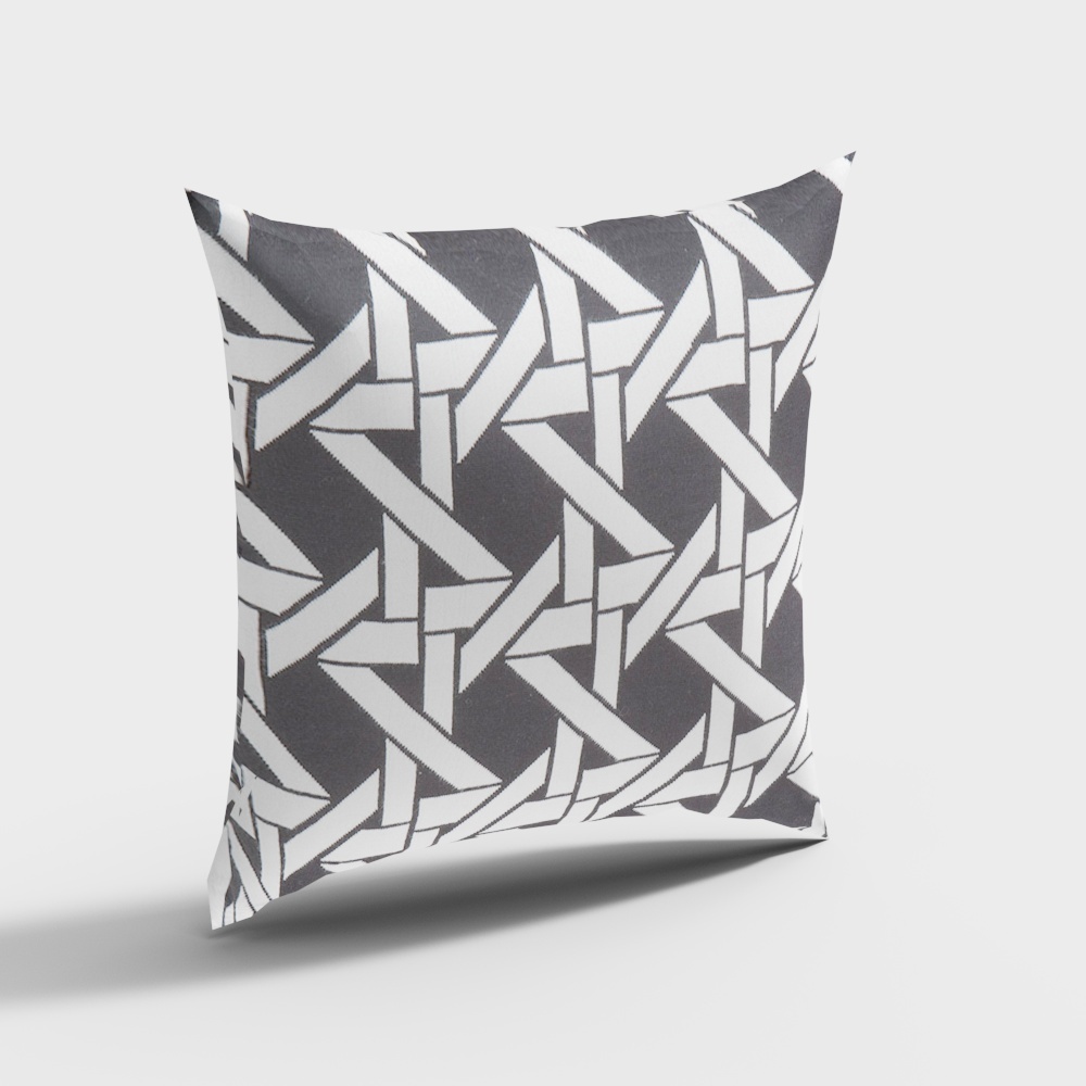 Geometric Pattern Pillow 3D model
