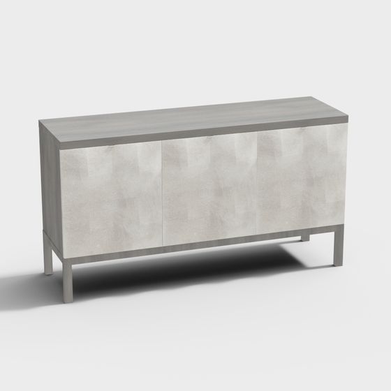 Urban Style Storage Cabinet 3D model for Creative Projects