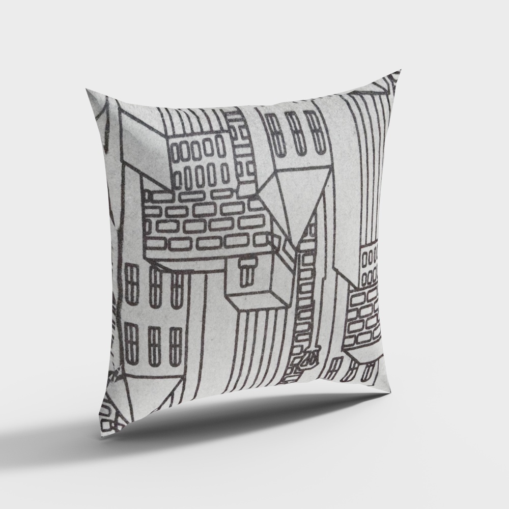 Modern Urban Skyline 3D model