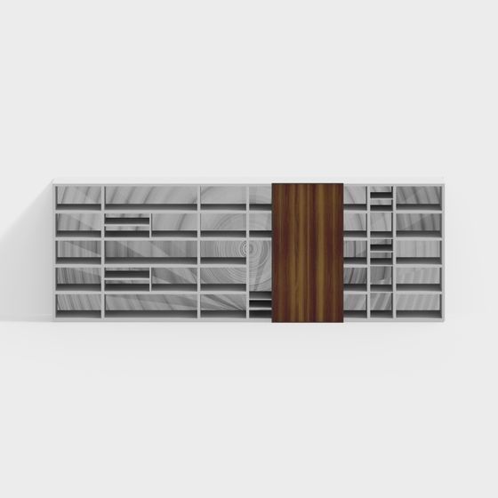 Urban Shelf 3D model for Modern Spaces