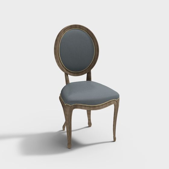 Sophisticated Retro-Modern Chair 3D model