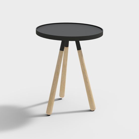 Minimalist Side Table 3D model