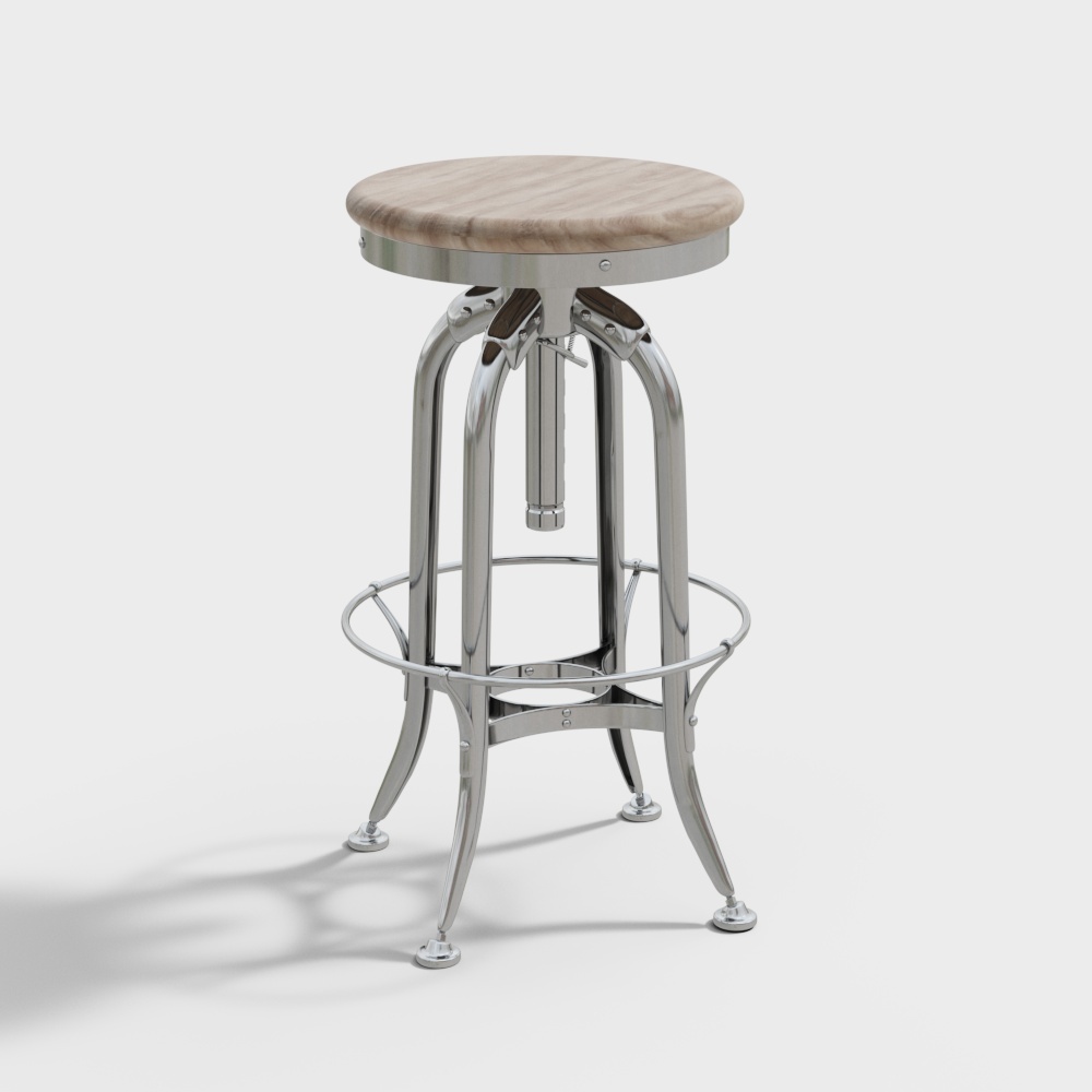 Chaise de bar vintage Toledo-2