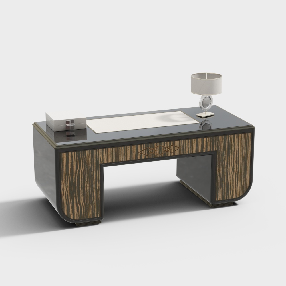 Art Deco Desk 3D model