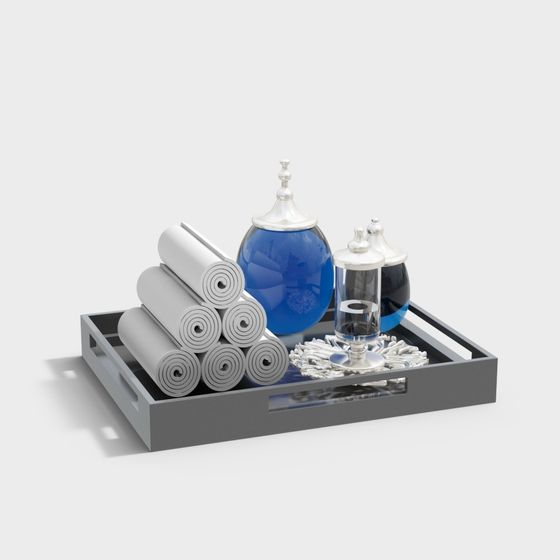 Stylish 3D Tray Model for Creative Projects