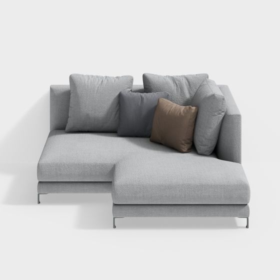 Modern Minimalist Sofa 3D model