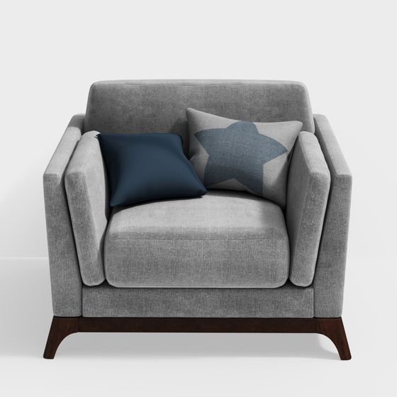 Elegant Modern Sofa 3D model