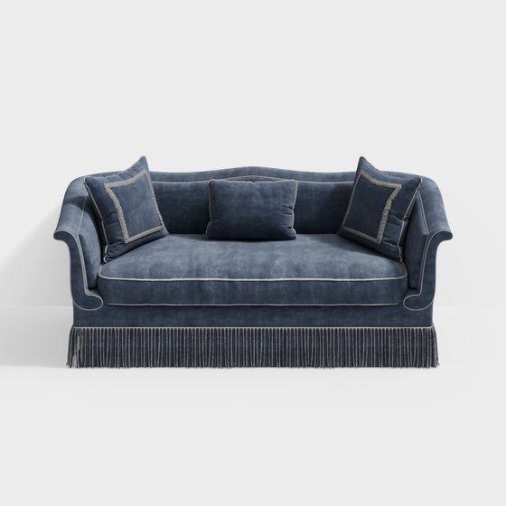 Velvet Dream Sofa 3D Model