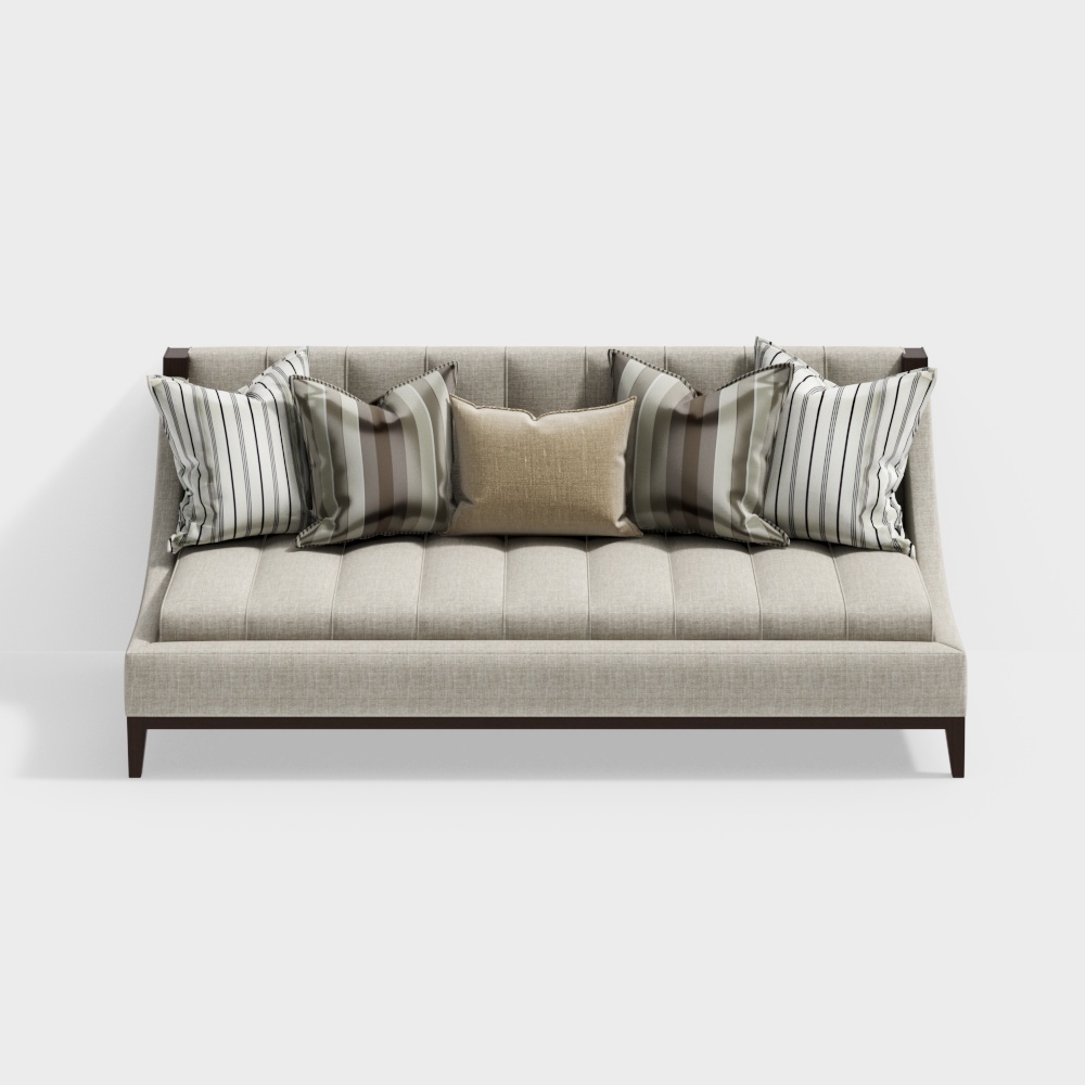 Classical trend fabric sofa (sofa)nude