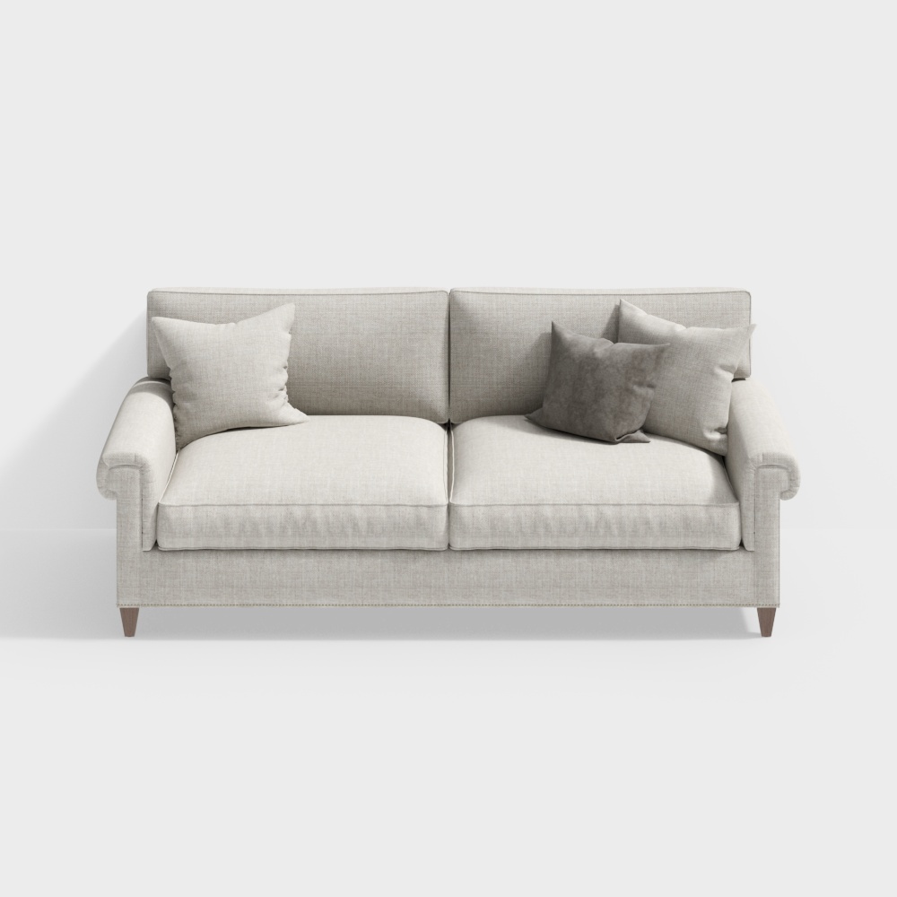 Contemporary trend fabric sofa （sofa）nude