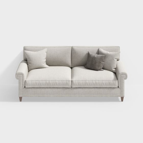 Cozy Comfort 3D model Sofa