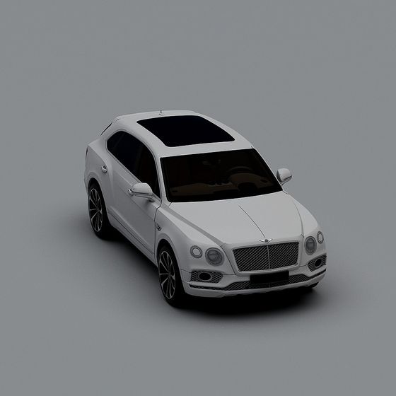 Elegant Bentley SUV 3D model for Creative Projects