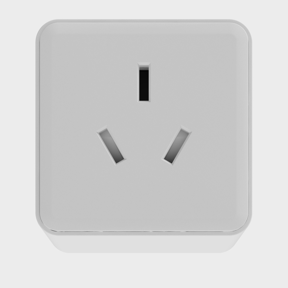 Stylish Low-Polygon Socket 3D model for Modern Interiors