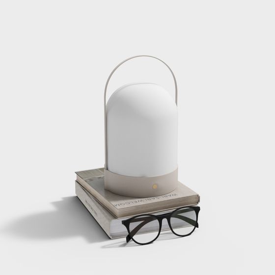 Modern Minimalist 3D Model Lamp Design