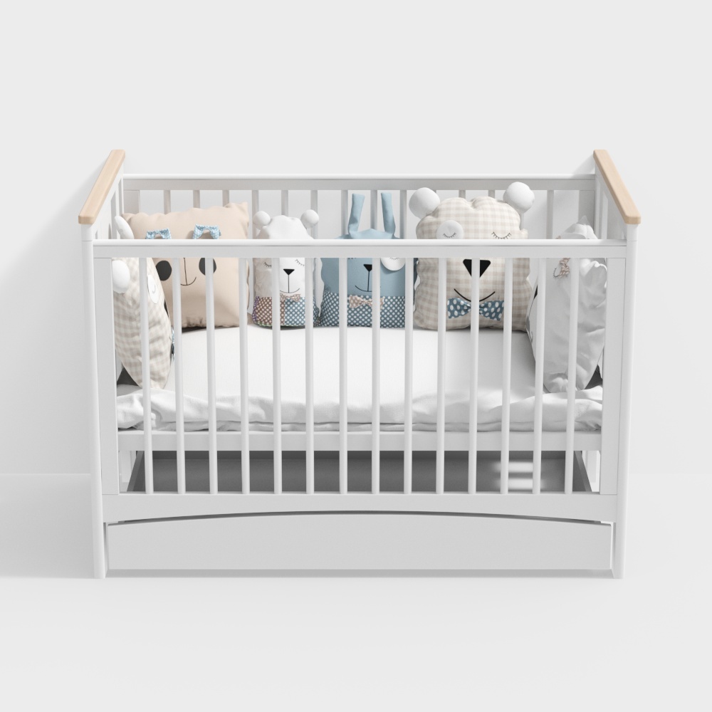 Nordic cartoon crib