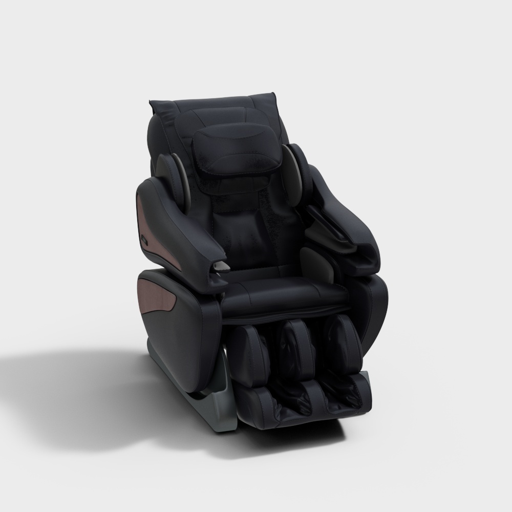 Modern navy blue massage chair