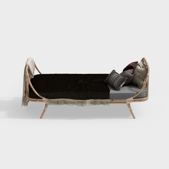 Cozy Retreat Daybed 3D model