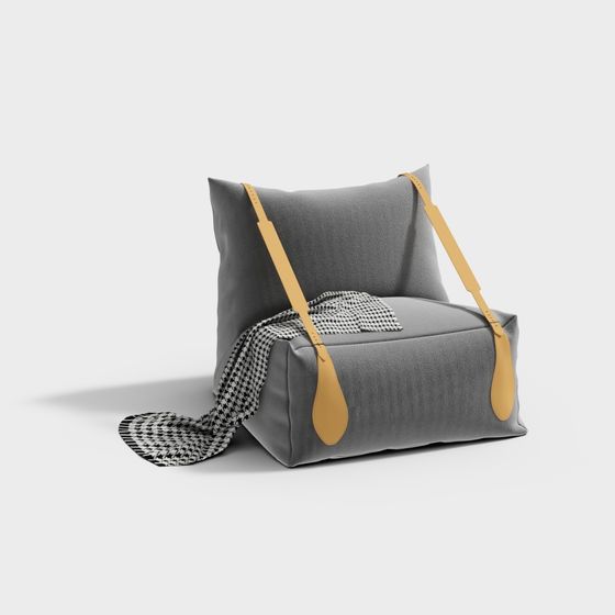 Urban Leisure Sofa 3D model for Modern Settings