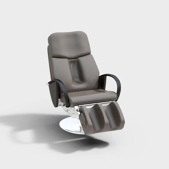 Modern Massage Chair 3D Model with Arms