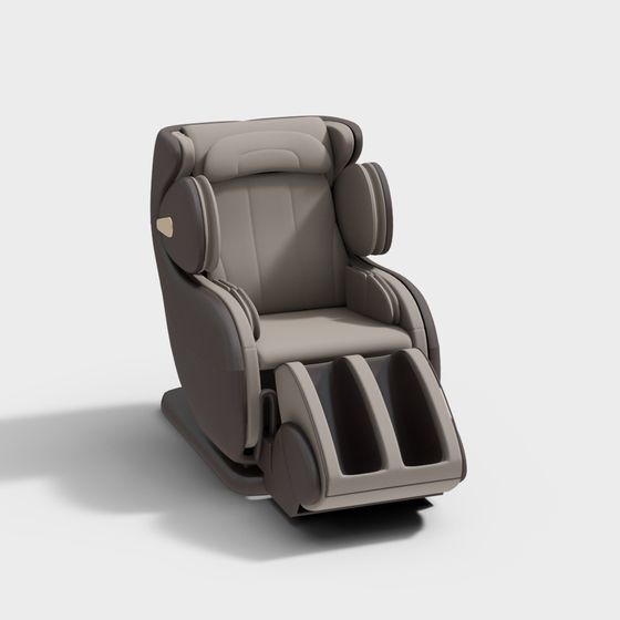 Stylish Massage Chair 3D model for Modern Interiors
