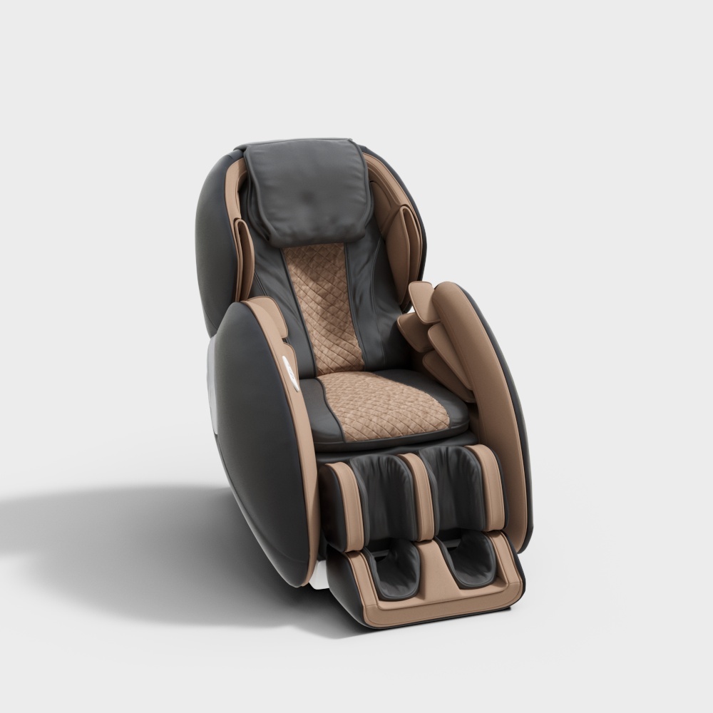 Modern dark massage chair