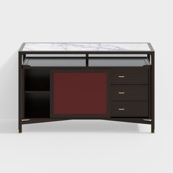 Urban Elegance Sideboard 3D model for Creative Projects
