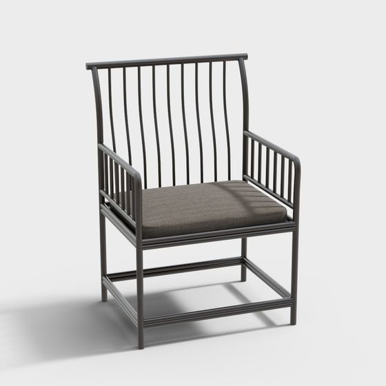 Elegant Minimalist Chair 3D model
