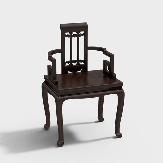 Chinese Antique Chair 3D Model