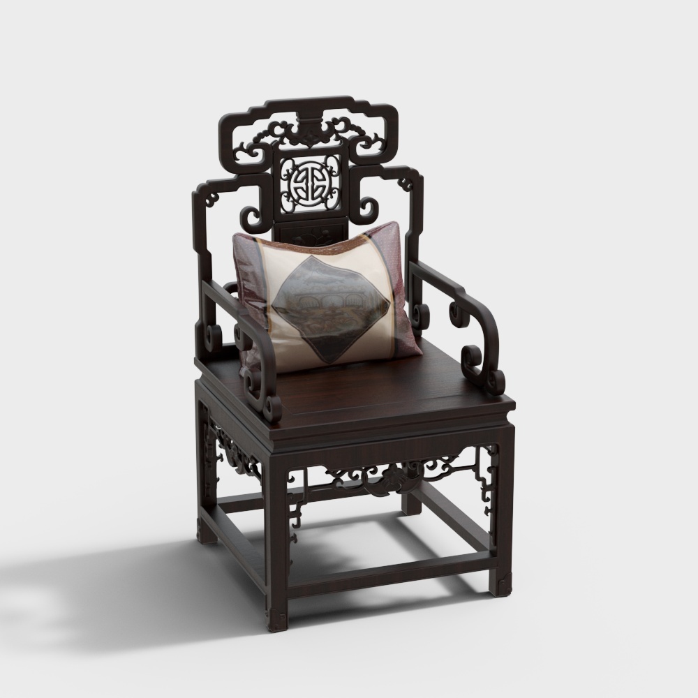 Chinese style wooden chair