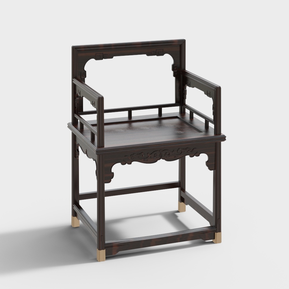 Chinese style wooden chair