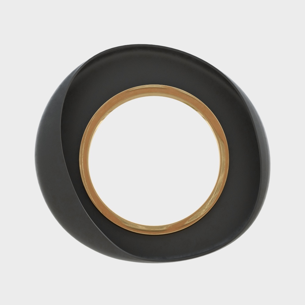 Modern oval wall decoration