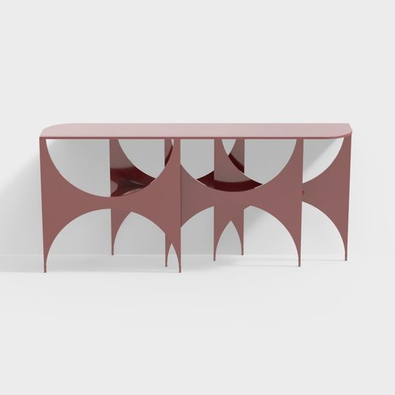 Abstract Art Cabinet 3D model