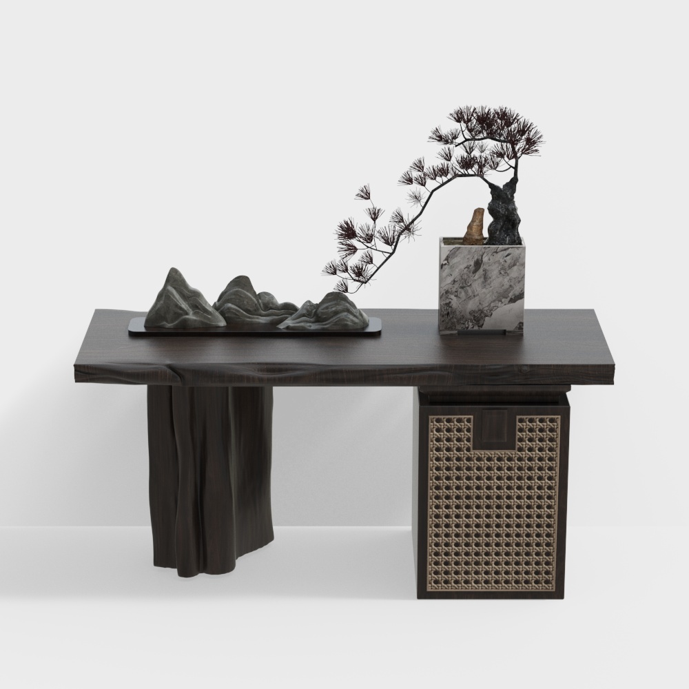 New Chinese style entrance desk