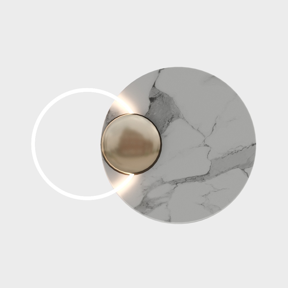 Decoración circular de pared moderna